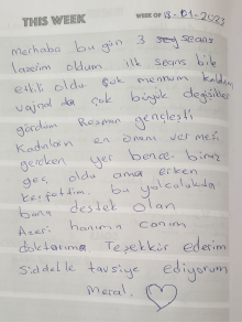 Canım doktoruma çok teşekkürler, şiddetle tavsiye ediyorum.