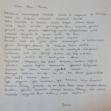Herşey için teşekkür ediyorum, ben mutlu, eşim mutlu...