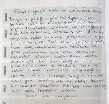 İnşallah bir gün bende sizin gibi harika doktor olurum.