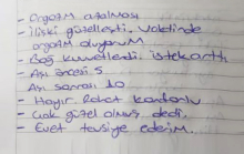 Orgazm aşı öncesi 5 aşı sonrası 10.
