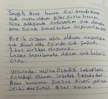 Sevgili Azer hocam sizi tanıdığıma çok mutlu oldum.