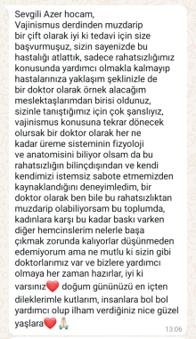 Vajinismus derdinden muzdarip bir çift olarak iyi ki tedavi için size başvurmuşuz
